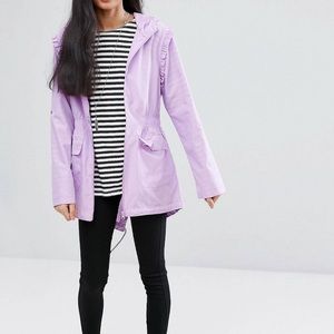 Brave Soul Lilac Rain Jacket